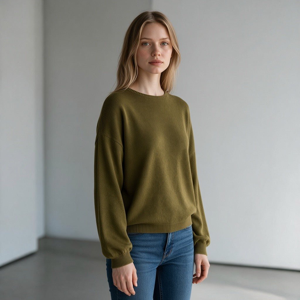 MAGLIA BASIC SUSY MIX - XE BLU Abbigliamento Donna