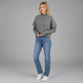 MAGLIA CON MANICOTTI VICOLO - XE BLU Abbigliamento Donna