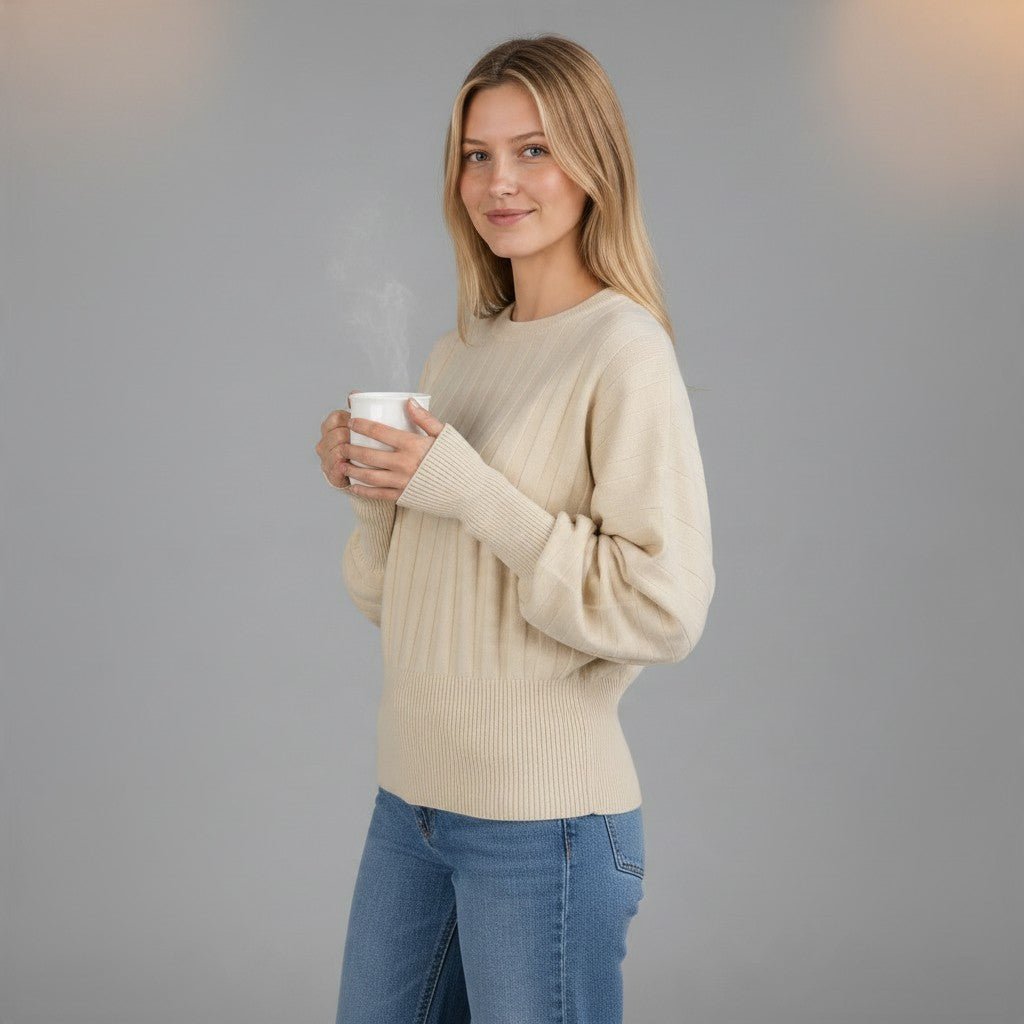 MAGLIA COSTINA HAVEONE - XE BLU Abbigliamento Donna