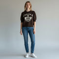 MAGLIA CROPPED VICOLO - XE BLU Abbigliamento Donna