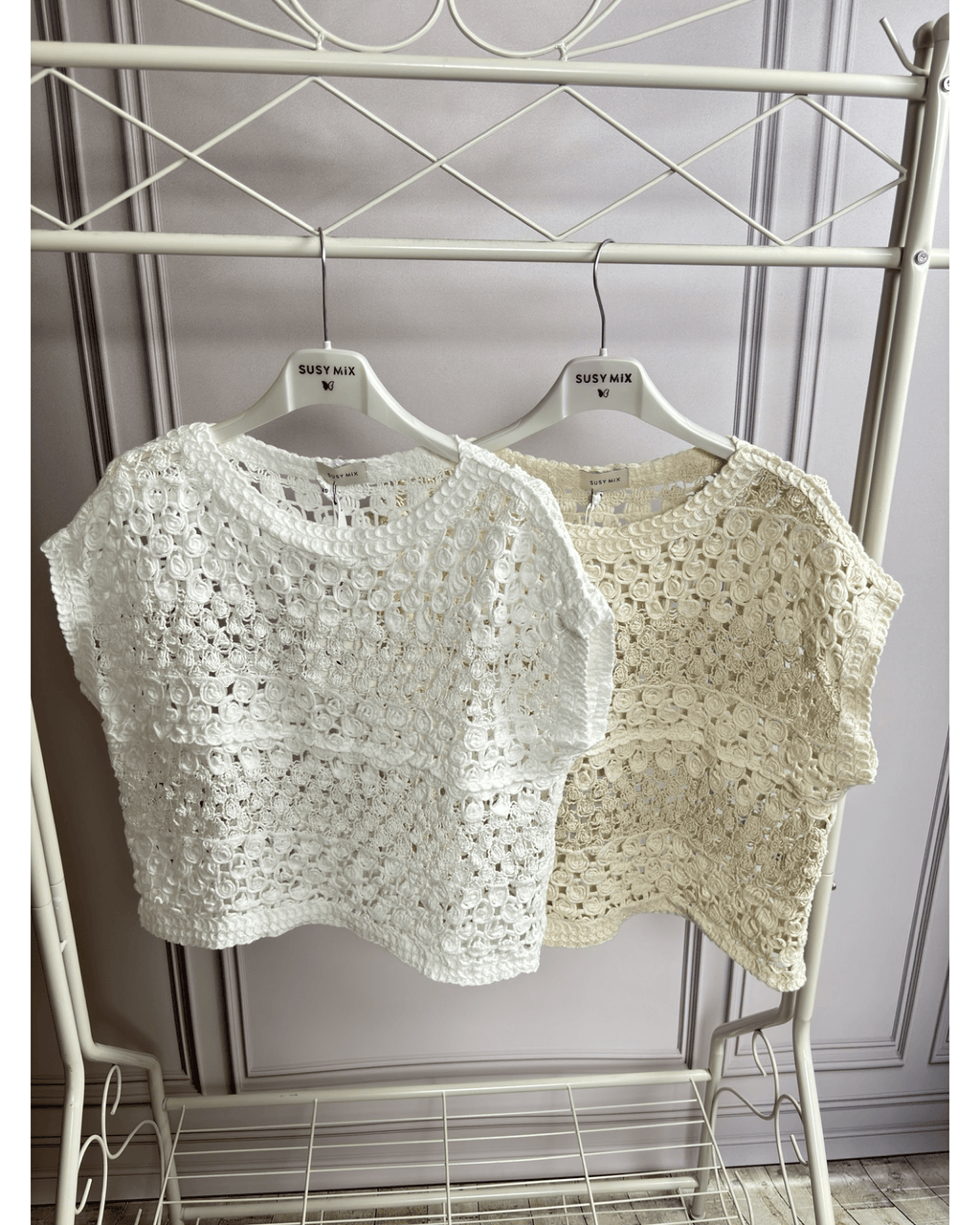 MAGLIA IN CROCHET SUSY MIX - XE BLU ABBIGLIAMENTO