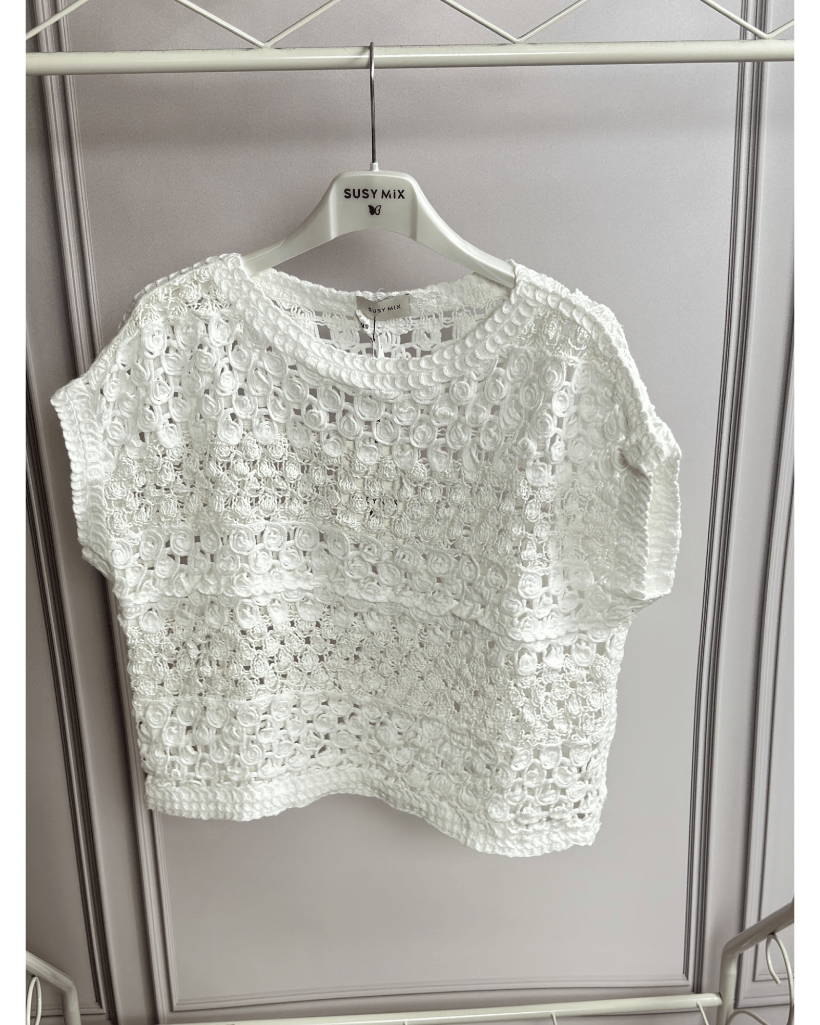 MAGLIA IN CROCHET SUSY MIX - XE BLU ABBIGLIAMENTO