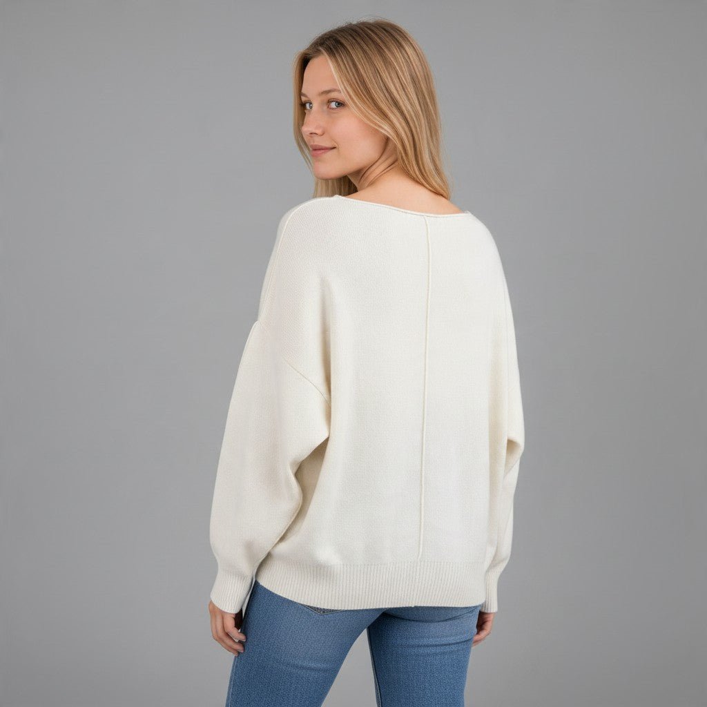 MAGLIA MANICA A KIMONO VICOLO - XE BLU Abbigliamento Donna