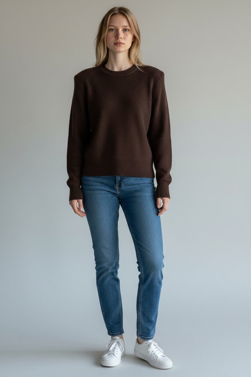 MAGLIA OVATTA SUSY MIX - XE BLU Abbigliamento Donna