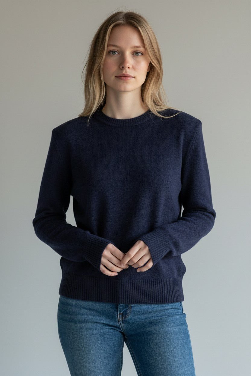 MAGLIA OVATTA SUSY MIX - XE BLU Abbigliamento Donna
