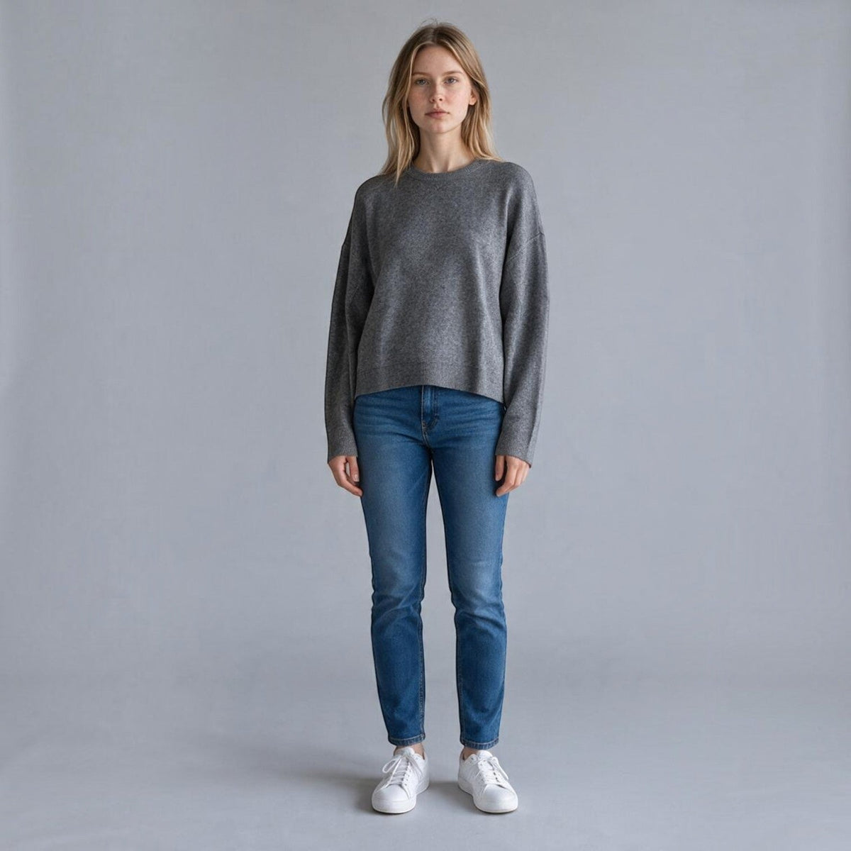 MAGLIA OVER HAVEONE - XE BLU Abbigliamento Donna