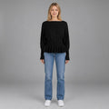 MAGLIA RIMBORSATA HAVEONE - XE BLU Abbigliamento Donna