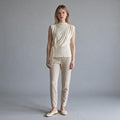 MAGLIA SMANICATA ALLACCIATA HAVEONE - XE BLU Abbigliamento Donna