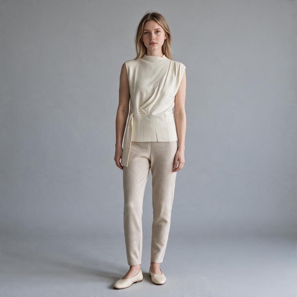 MAGLIA SMANICATA ALLACCIATA HAVEONE - XE BLU Abbigliamento Donna