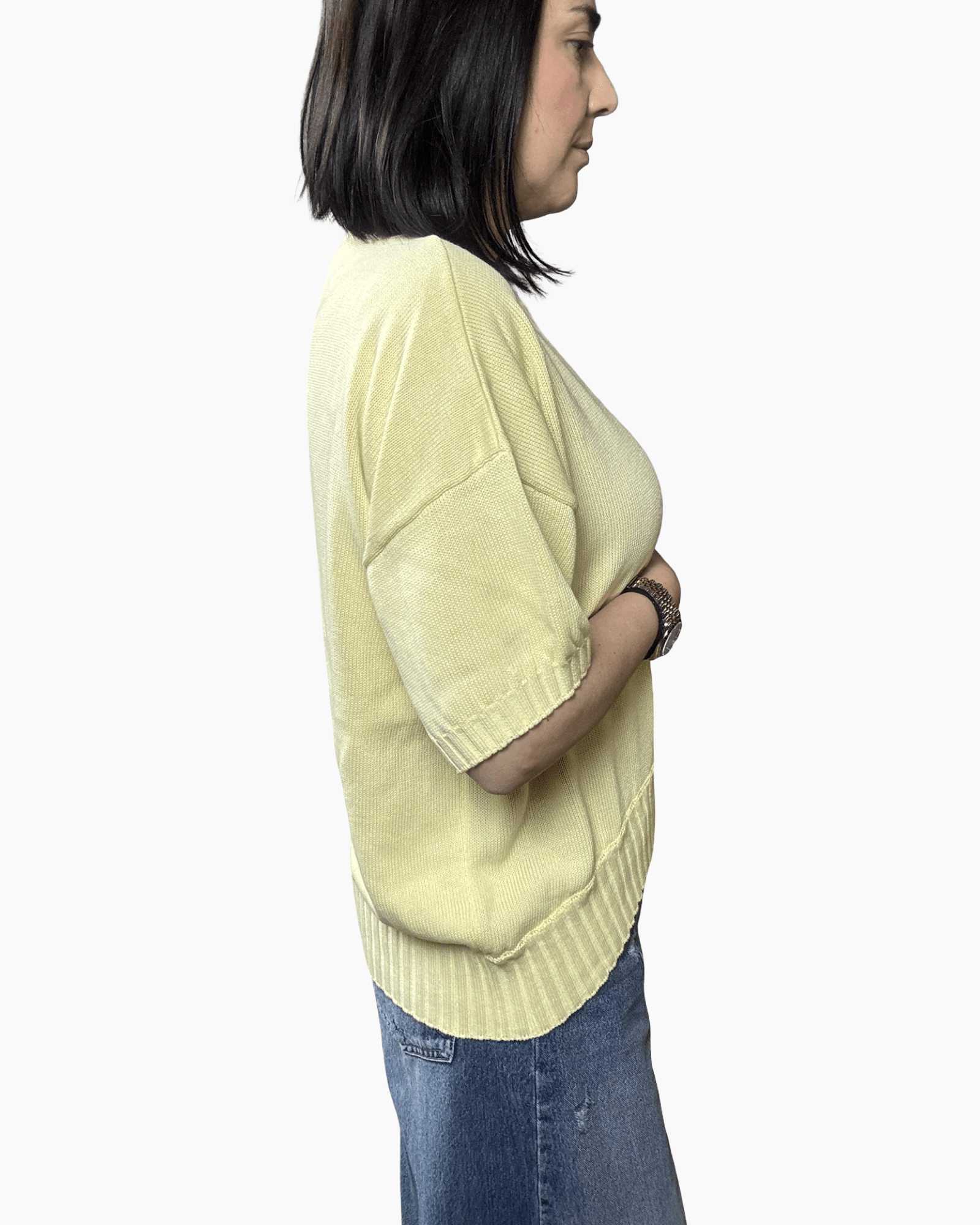 MAGLIA STONDATA VICOLO - XE BLU ABBIGLIAMENTO