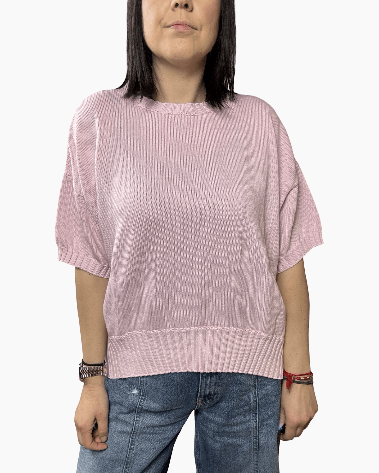 MAGLIA STONDATA VICOLO - XE BLU ABBIGLIAMENTO