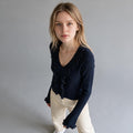 MAGLIA VOLANT HAVEONE - XE BLU Abbigliamento Donna