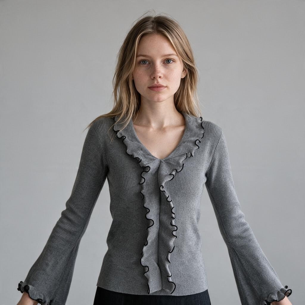 MAGLIA VOLANT HAVEONE - XE BLU Abbigliamento Donna