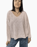 MAGLIA ZIGRINATA SUSY MIX - XE BLU ABBIGLIAMENTO
