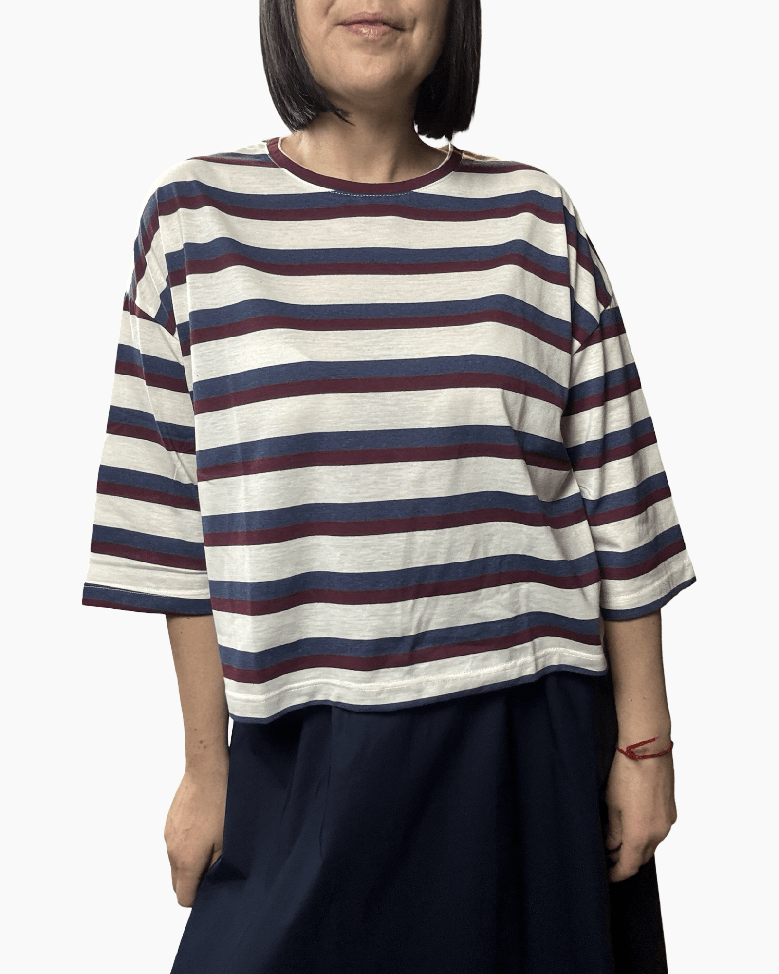 MAGLIETTA A RIGHE - XE BLU ABBIGLIAMENTO