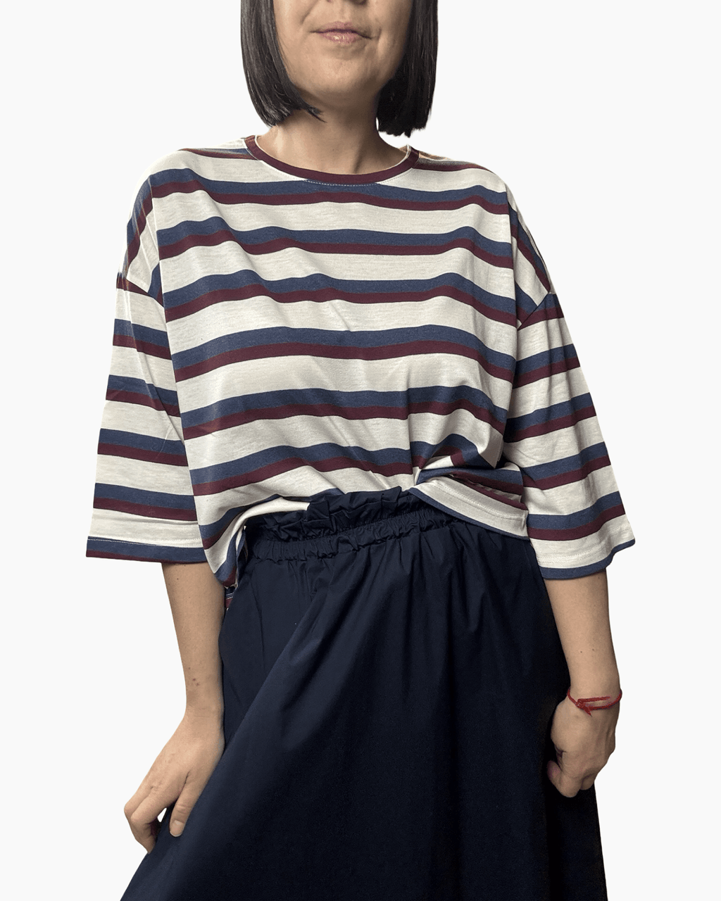MAGLIETTA A RIGHE - XE BLU ABBIGLIAMENTO
