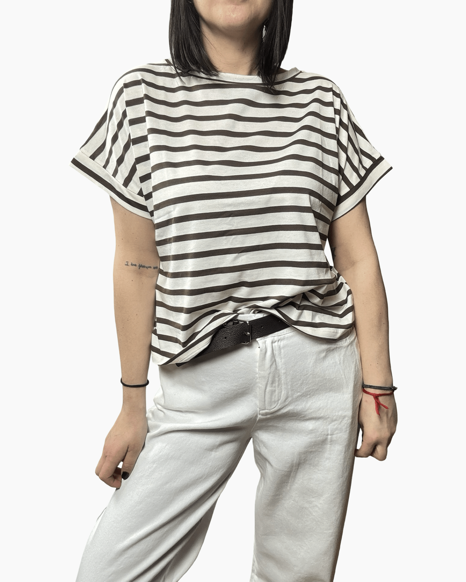 MAGLIETTA A RIGHE SUSY MIX - XE BLU ABBIGLIAMENTO