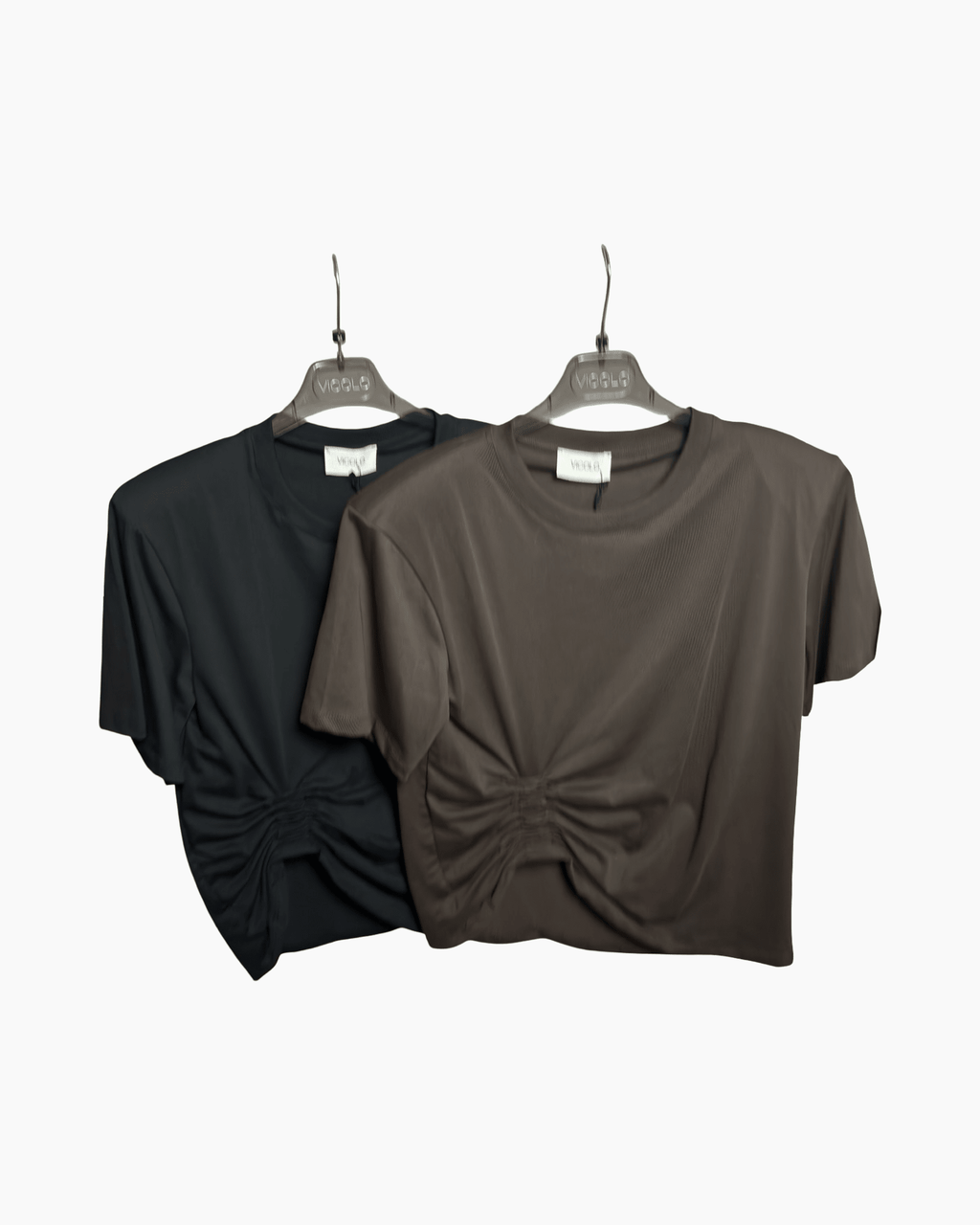 MAGLIETTA ARRICCIATA VICOLO - XE BLU ABBIGLIAMENTO
