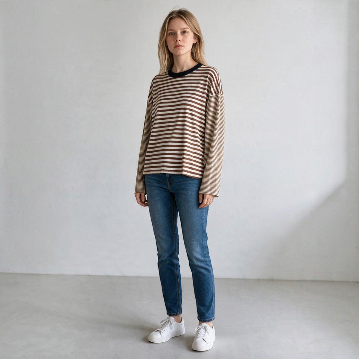 MAGLIETTA DOPPIA RIGA HAVEONE - XE BLU Abbigliamento Donna