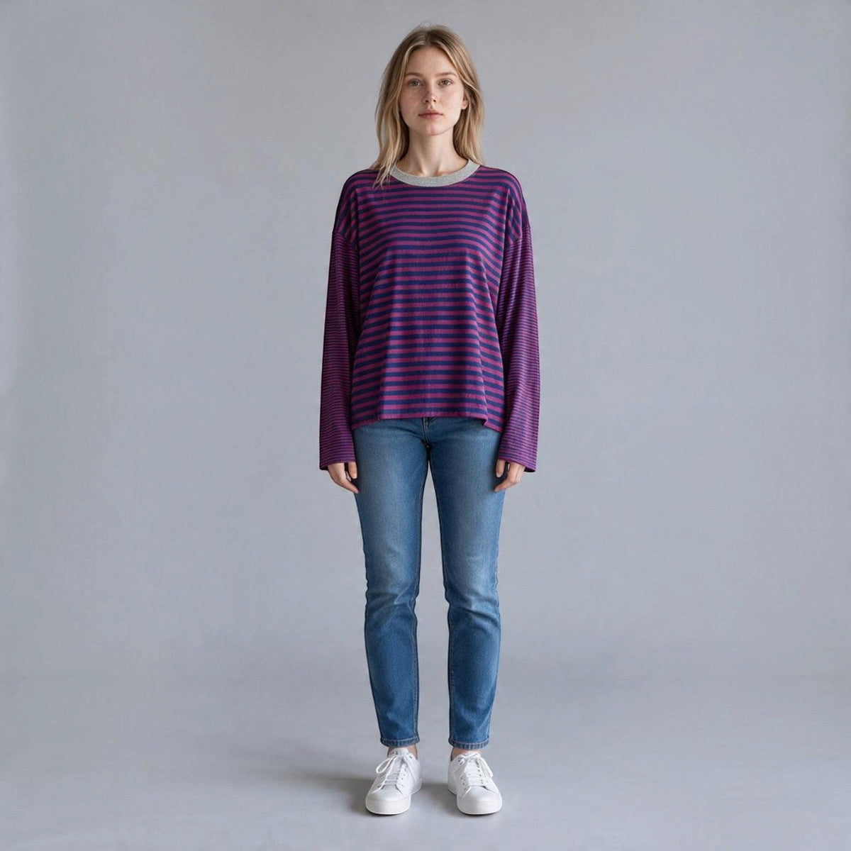 MAGLIETTA DOPPIA RIGA HAVEONE - XE BLU Abbigliamento Donna