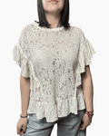 MAGLIETTA IN PIZZO SUSY MIX - XE BLU ABBIGLIAMENTO