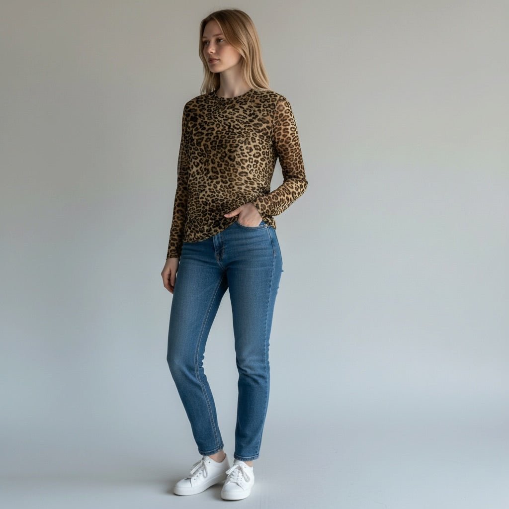 MAGLIETTA MACULATA TENSIONE IN - XE BLU Abbigliamento Donna