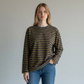 MAGLIETTA RIGATA HAVEONE - XE BLU Abbigliamento Donna