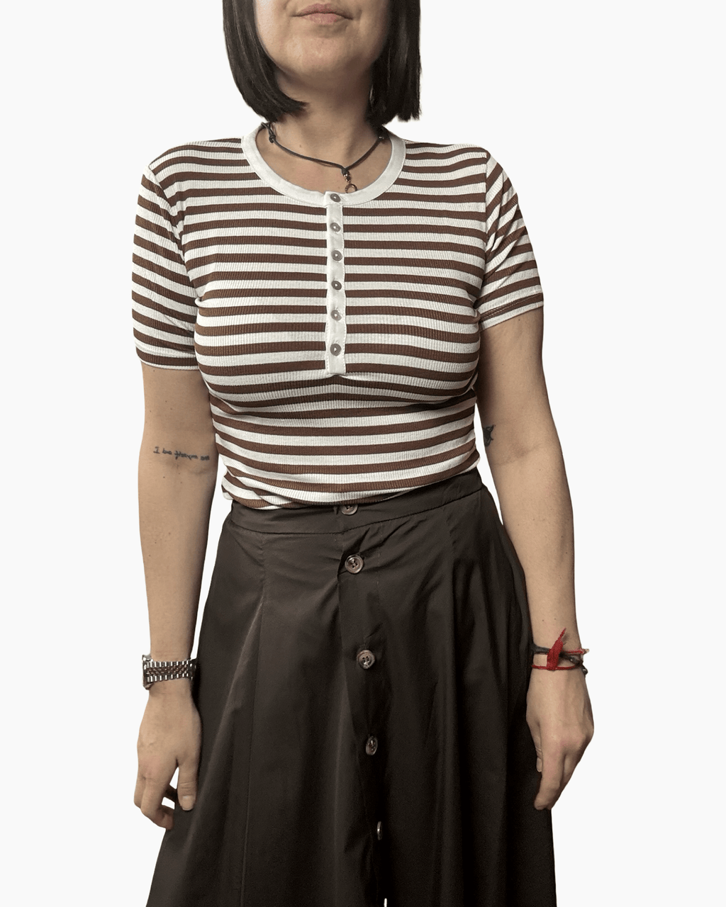 MAGLIETTA SERAFINO A RIGHE HAVEONE - XE BLU ABBIGLIAMENTO