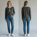 MAGLIETTA SERAFINO RIGATA HAVEONE - XE BLU Abbigliamento Donna