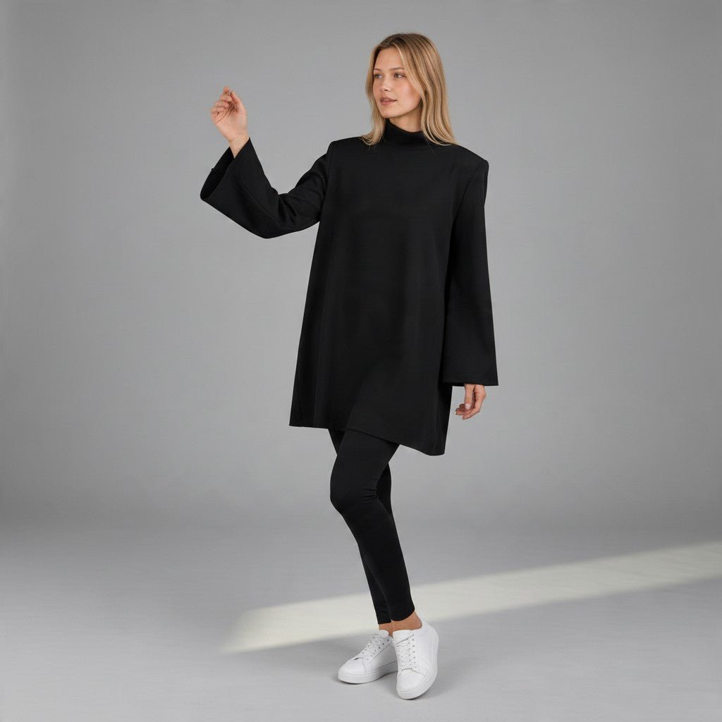 MINI ABITO CON SPALLONA VICOLO - XE BLU Abbigliamento Donna