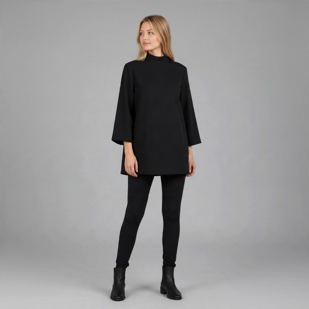 MINI ABITO CON SPALLONA VICOLO - XE BLU Abbigliamento Donna