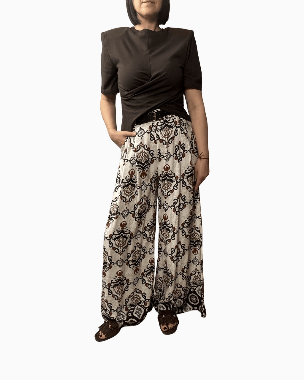 PANTALONE A FANTASIA SUSY MIX - XE BLU ABBIGLIAMENTO