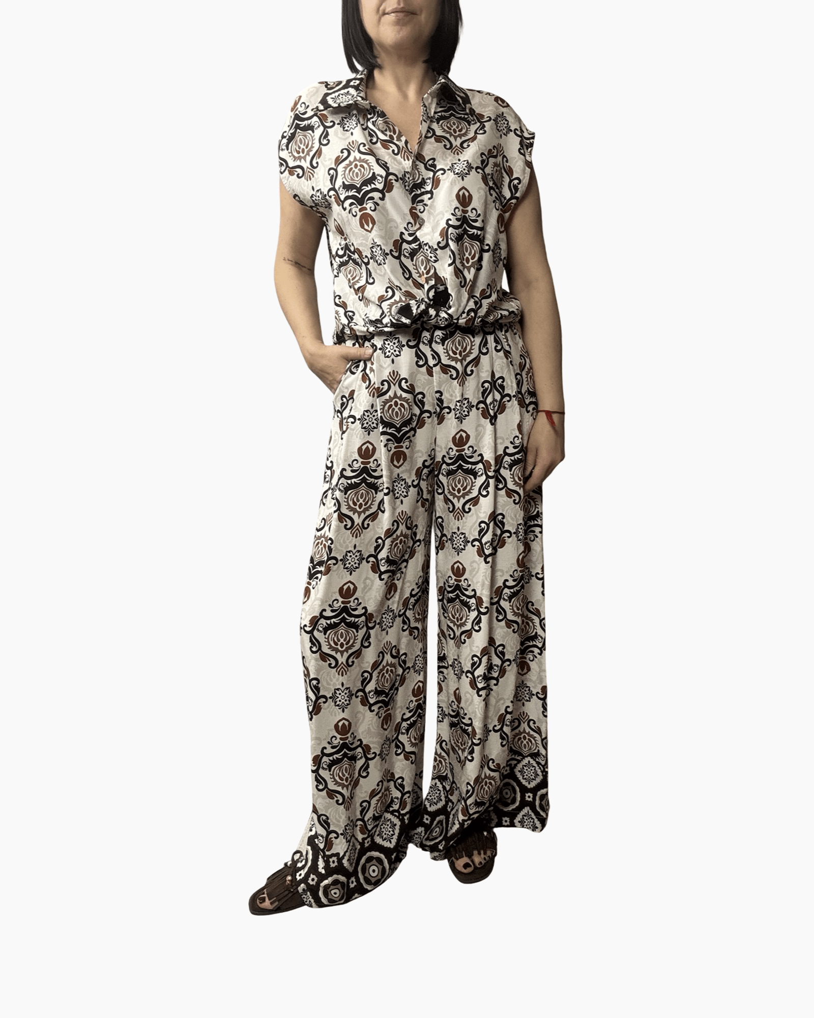 PANTALONE A FANTASIA SUSY MIX - XE BLU ABBIGLIAMENTO