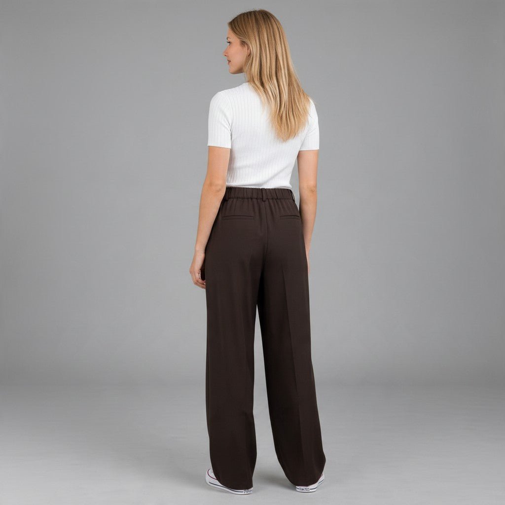 PANTALONE A PALAZZO DIXIE - XE BLU Abbigliamento Donna
