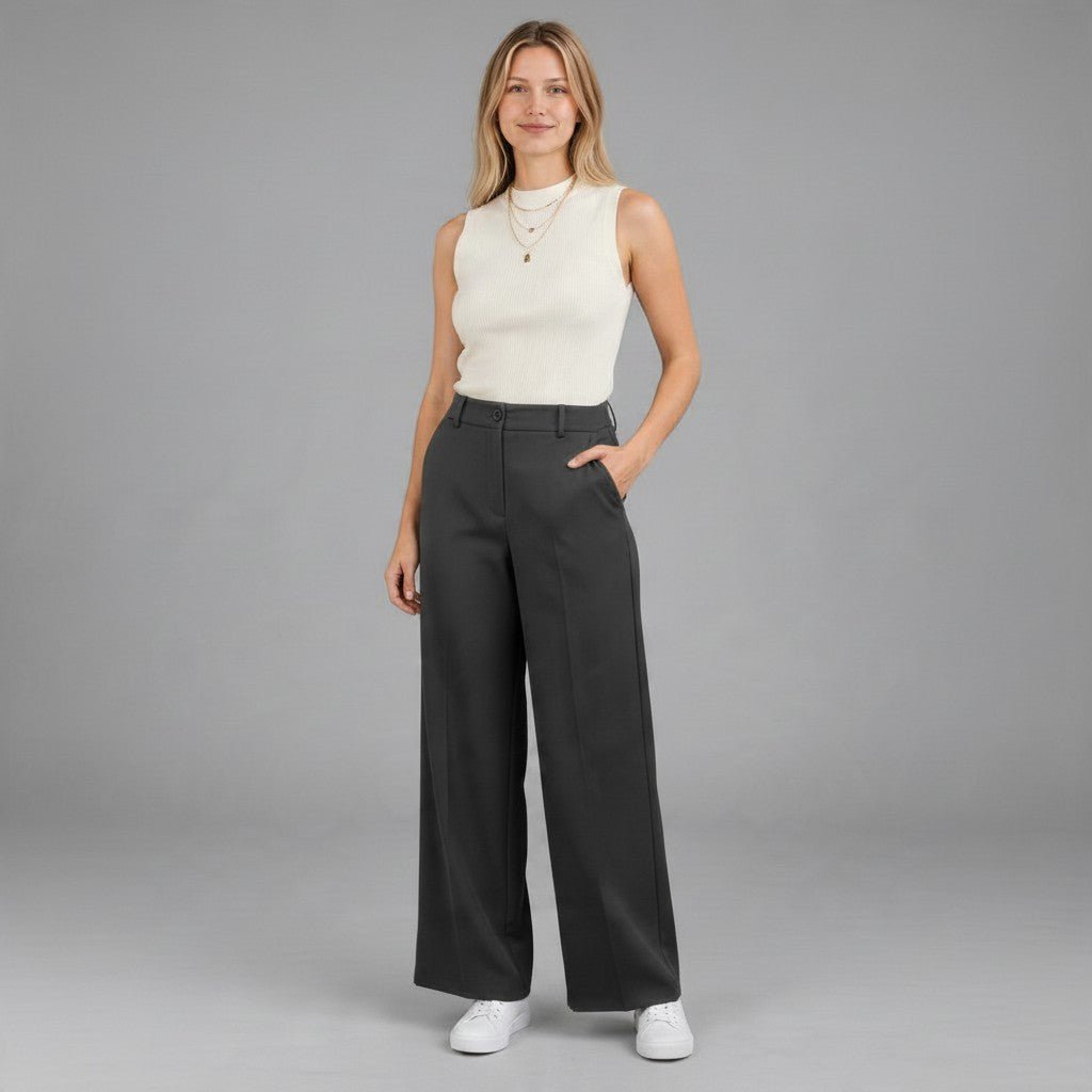 PANTALONE A PALAZZO DIXIE - XE BLU Abbigliamento Donna
