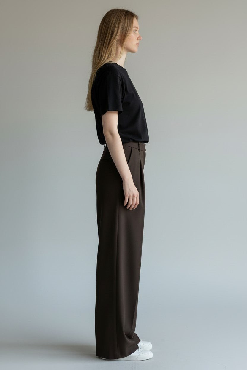 PANTALONE A PALAZZO MOTEL - XE BLU Abbigliamento Donna