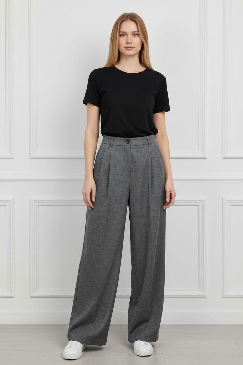 PANTALONE A PALAZZO MOTEL - XE BLU Abbigliamento Donna
