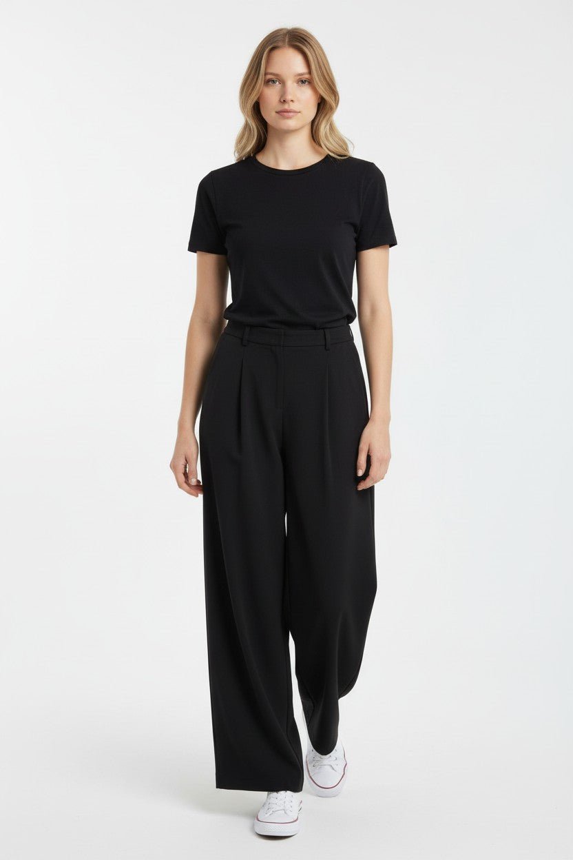 PANTALONE A PALAZZO MOTEL - XE BLU Abbigliamento Donna