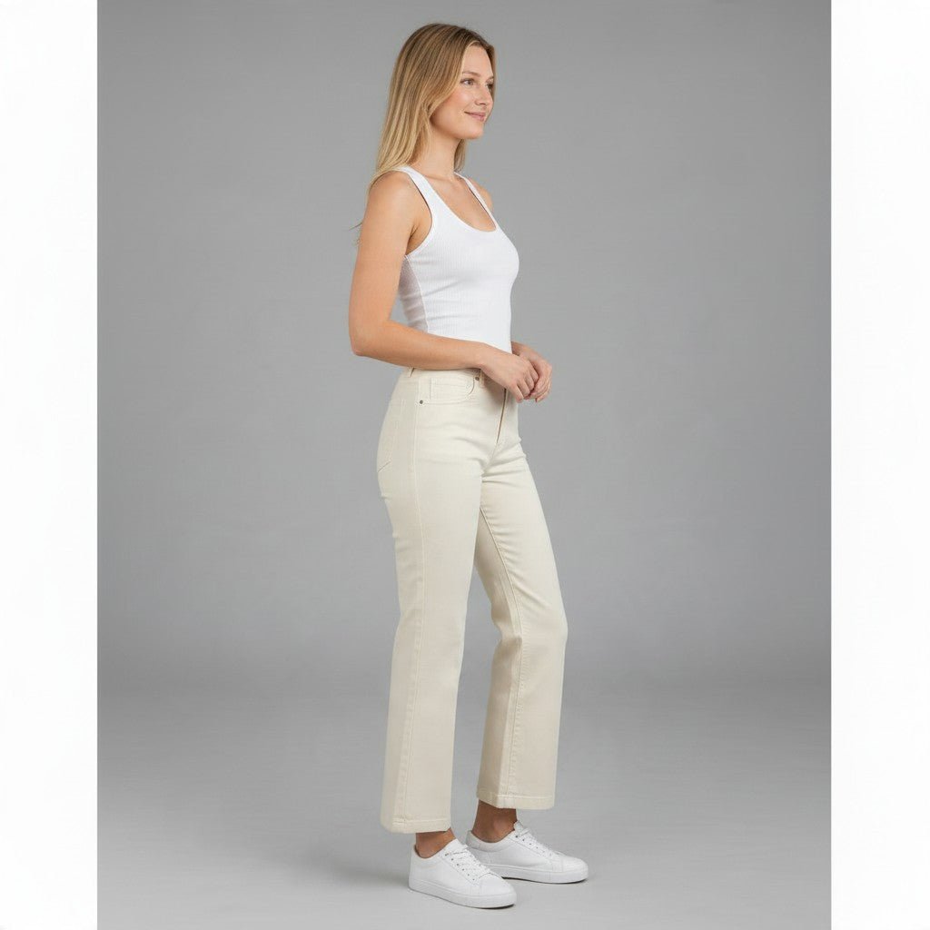 PANTALONE A TROMBETTA TENSIONE IN - XE BLU Abbigliamento Donna