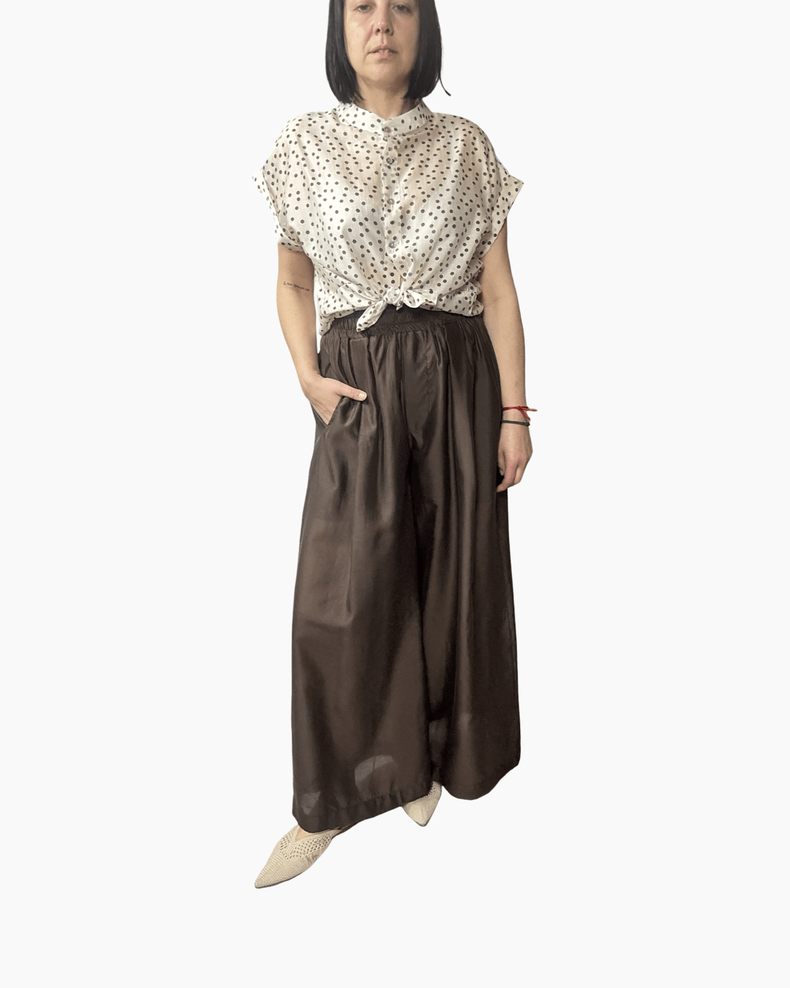 PANTALONE AMPIO TENSIONE IN - XE BLU ABBIGLIAMENTO