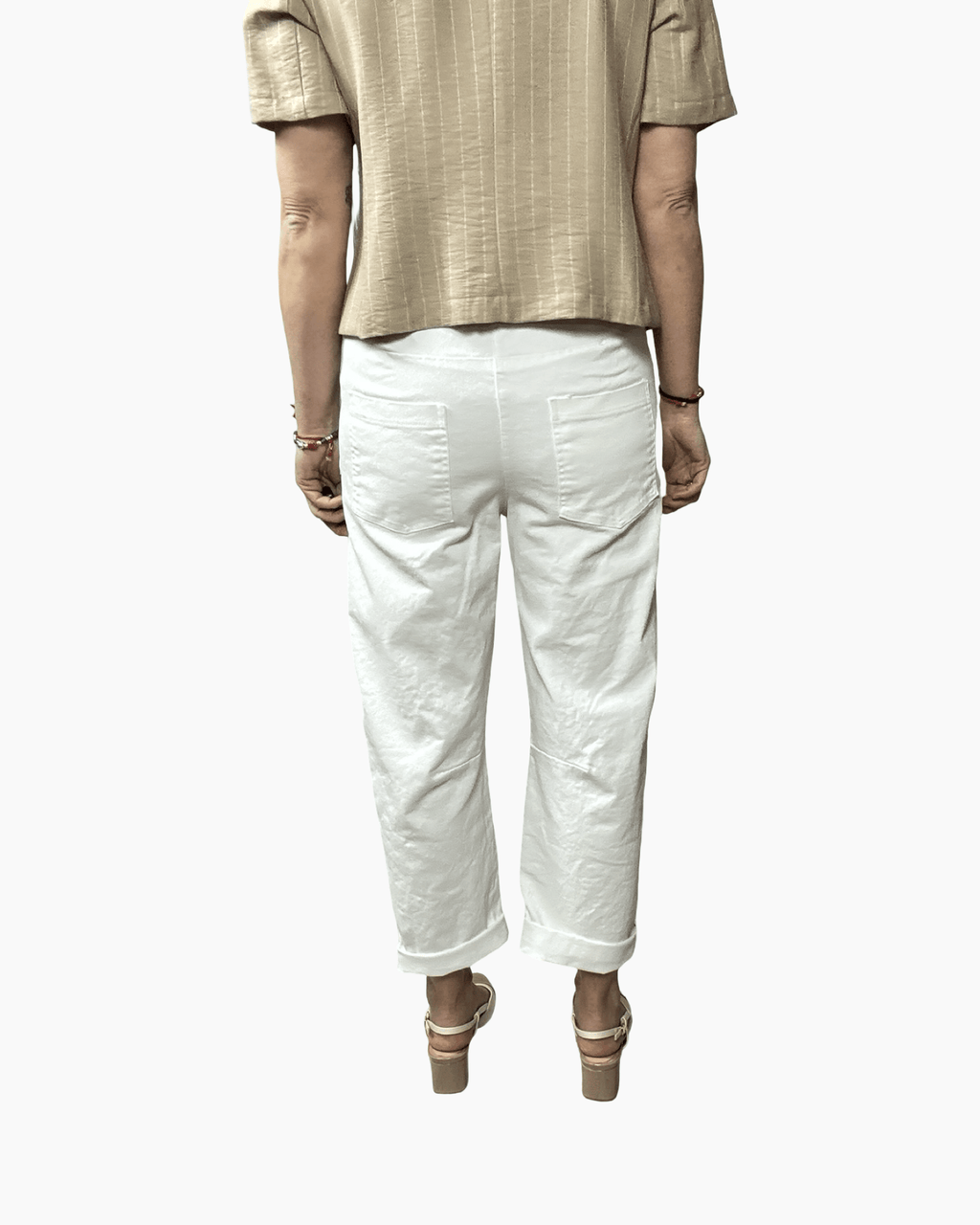 PANTALONE BIANCO HAVEONE - XE BLU ABBIGLIAMENTO