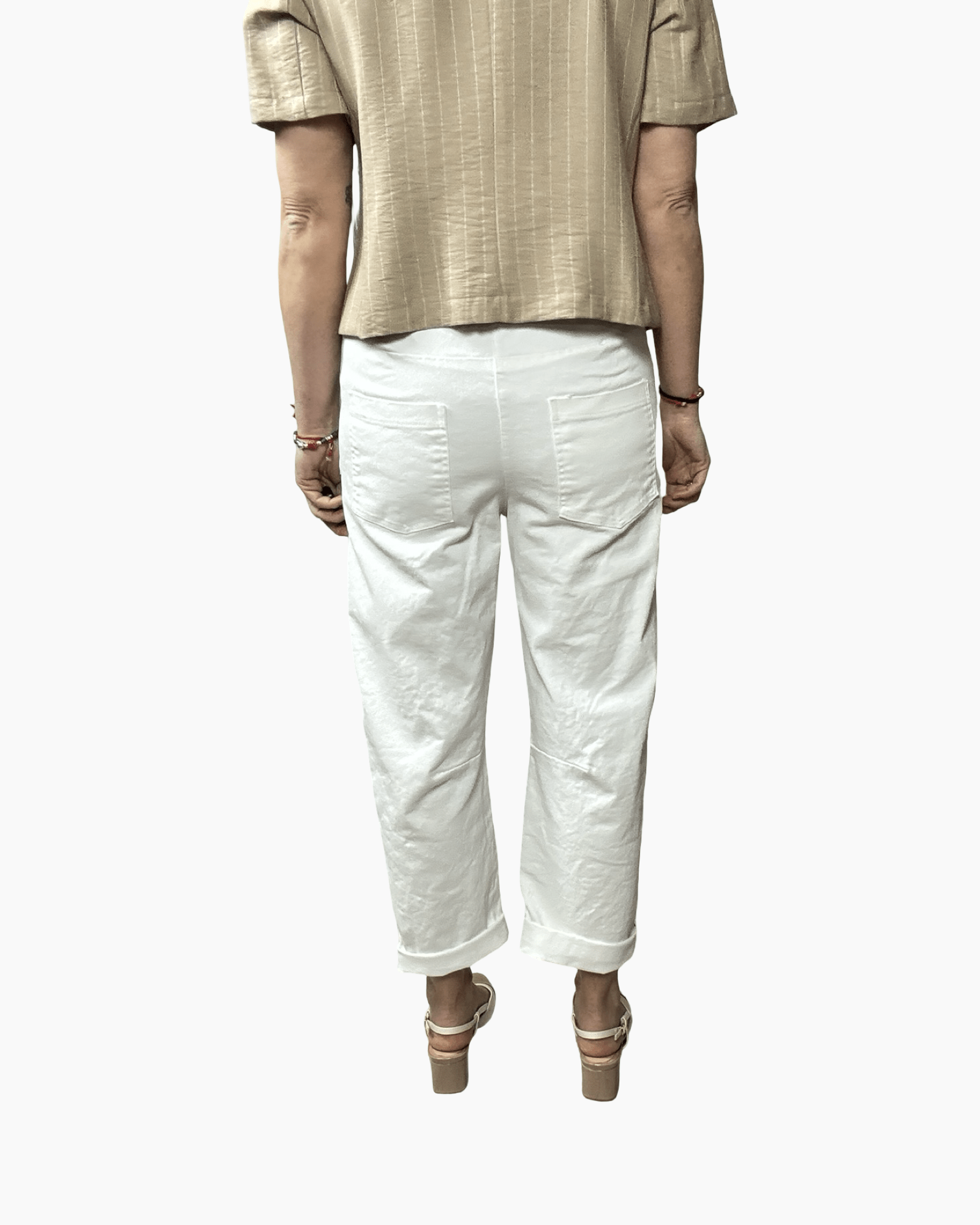 PANTALONE BIANCO HAVEONE - XE BLU ABBIGLIAMENTO