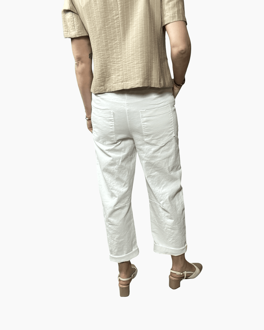 PANTALONE BIANCO HAVEONE - XE BLU ABBIGLIAMENTO