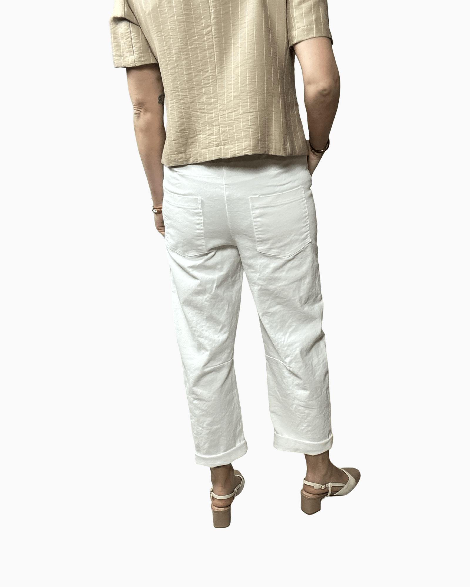 PANTALONE BIANCO HAVEONE - XE BLU ABBIGLIAMENTO