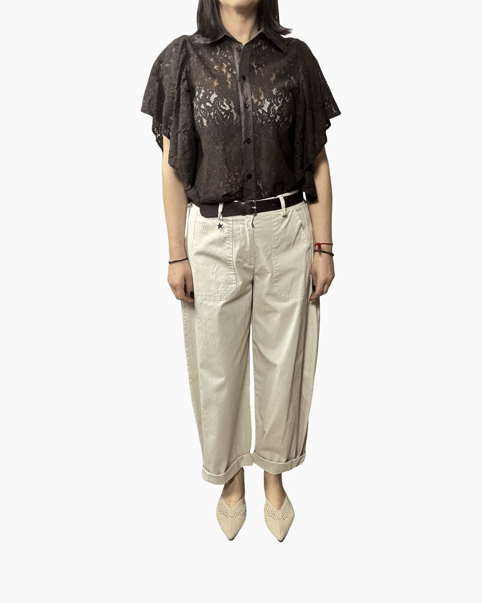 PANTALONE CARROT COLORATO SUSY MIX - XE BLU ABBIGLIAMENTO