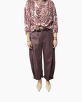 PANTALONE CARROT COLORATO SUSY MIX - XE BLU ABBIGLIAMENTO