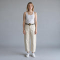 PANTALONE CARROT CON CINTURA TENSIONE IN - XE BLU Abbigliamento Donna