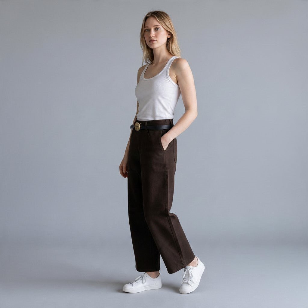 PANTALONE CARROT IN PUNTO MILANO TENSIONE IN - XE BLU Abbigliamento Donna