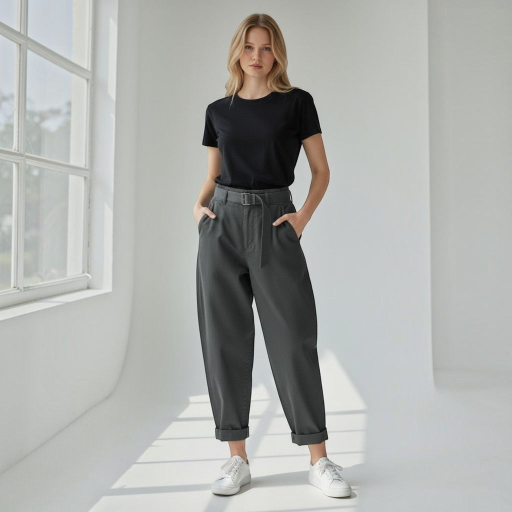 PANTALONE CUORICINO SUSY MIX - XE BLU Abbigliamento Donna