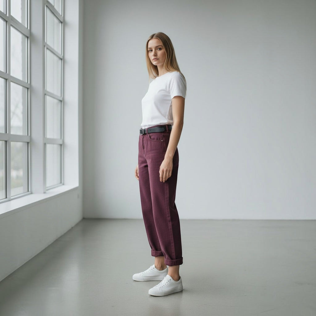 PANTALONE CUORICINO SUSY MIX - XE BLU Abbigliamento Donna